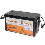 Shitje e nxehtë 12v 200 ah Bateria me cikël të thellë Bateri Lifepo4 Për Sistemin Diellor Detar Rv