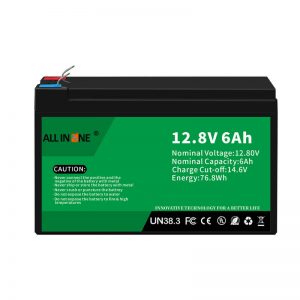 Bateria e ringarkueshme 12,8V 6Ah LiFePO4 Acid Plumbi Zëvendëson Baterinë e Jonit Litium 12V 6Ah
