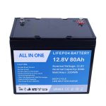 Bateri e rikarikueshme 12,8 V 80 Ah Bateri litium-jon