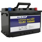 Zëvendësim GEL / AGM Bateri diellore e ruajtjes së energjisë 12v 100ah Bateri jon litium LifePo4