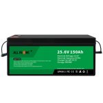 25.6V 150Ah LiFePO4 Zëvendësimi i Acidit të Plumbit Lithium Battery Pack Battery 24V 150Ah