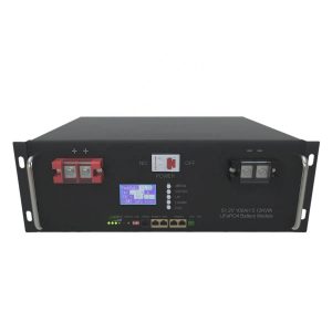 Bateri diellore 6000 Cikle 48V 100Ah 5Kwh RS48 LiFePo4 me kabinet 5U