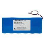 Bateri Lifepo4 9.6V 12AH 3S2P Për Dritë Rruge Solare