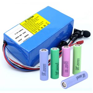 Bateria litium 18650 48V 12AH 48V 500W Bateria elektrike biçikletë me BMS
